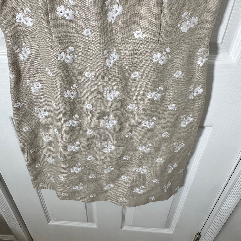 Michael Kors Floral Print Linen Dress - Picture 5 of 13